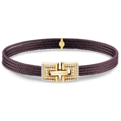 Charriol Bracelets|Bracelets<Biarritz Bangle 18KT