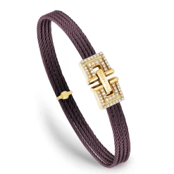 Charriol Bracelets|Bracelets<Biarritz Bangle 18KT