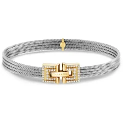 Charriol Bracelets|Bracelets<Biarritz Bangle 18KT