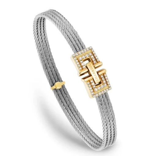 Charriol Bracelets|Bracelets<Biarritz Bangle 18KT