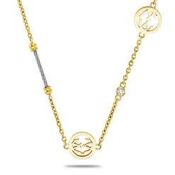 Charriol Necklaces<C Logo Steel