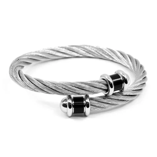 Charriol Bracelets<Celtic® Bangle Art Deco Steel