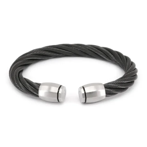 Charriol Bracelets<Celtic® Bangle Black Line 8mm