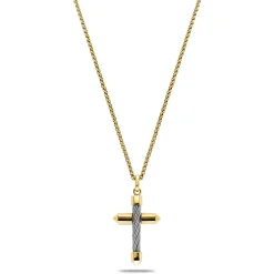 Charriol Necklaces<Celtic® Cross Necklace Big Pendant Steel