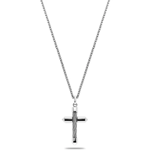 Charriol Necklaces<Celtic® Cross Necklace Big Pendant Steel