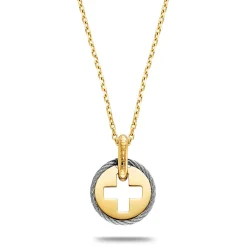 Charriol Necklaces<Celtic® Cross Necklace Medals Steel