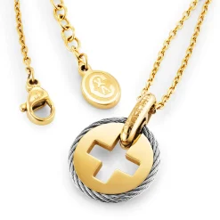 Charriol Necklaces<Celtic® Cross Necklace Medals Steel