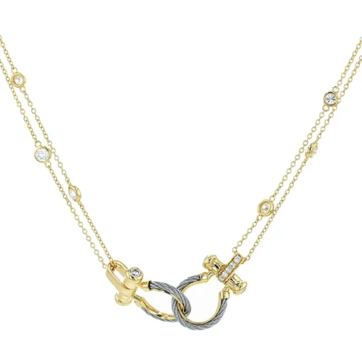Charriol Necklaces|Necklaces<Celtic® Epona Necklace 18KT Steel