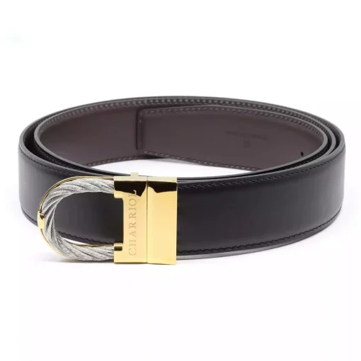 Charriol Celtic®<Celtic® Gentleman Driver Belt Curved Buckle