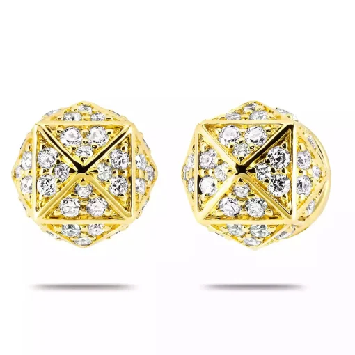 Charriol Earrings|Earrings<Celtic® Triquetra Earrings 18KT