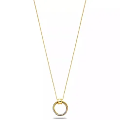 Charriol Necklaces<Celtic® Triquetra Necklace Steel, Yellow Gold & Rose Gold