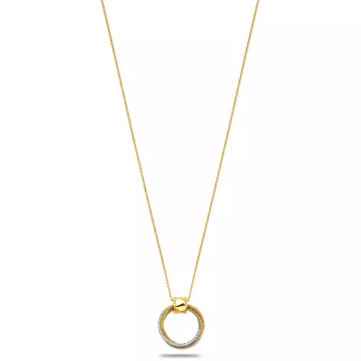 Charriol Necklaces<Celtic® Triquetra Necklace Steel, Yellow Gold & Rose Gold