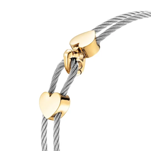 Charriol Bracelets<Coup De Foudre Hearts Bangle