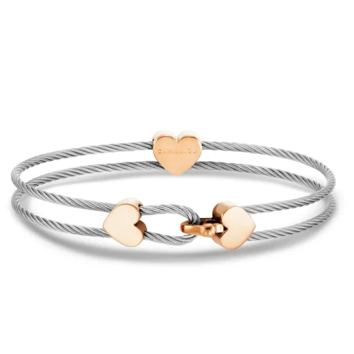 Charriol Bracelets<Coup De Foudre Hearts Bangle