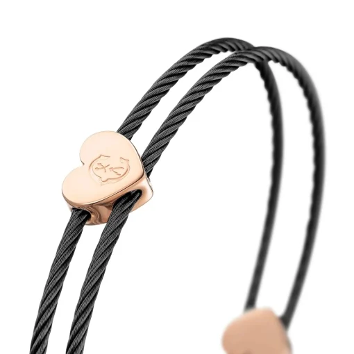 Charriol Bracelets<Coup De Foudre Hearts Bangle