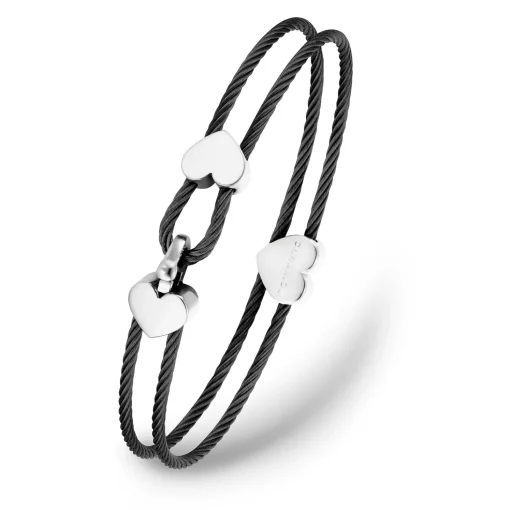 Charriol Bracelets<Coup De Foudre Hearts Bangle