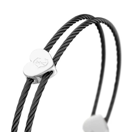 Charriol Bracelets<Coup De Foudre Hearts Bangle
