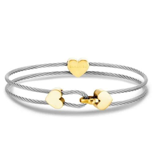 Charriol Bracelets<Coup De Foudre Hearts Bangle