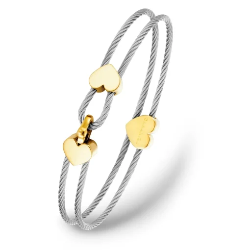 Charriol Bracelets<Coup De Foudre Hearts Bangle