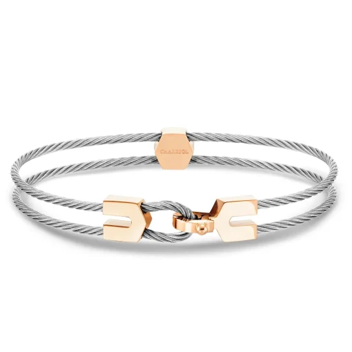 Charriol Bracelets<Coup De Foudre Horseshoe Bangle