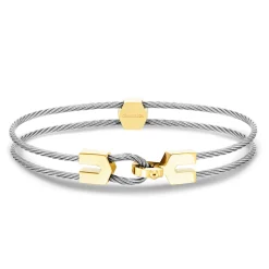 Charriol Bracelets<Coup De Foudre Horseshoe Bangle