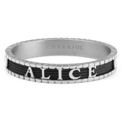 Charriol Bracelets<Forever™ Bangle Personalized /Black Steel