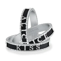 Charriol Bracelets<Forever™ Bangle Personalized /Black Steel