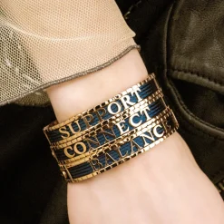 Charriol Bracelets<Forever™ Bangle Personalized Rose/Blue Rose Gold
