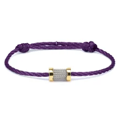 Charriol Bracelets<Forever™ Waves Charms Cord Bracelet Steel