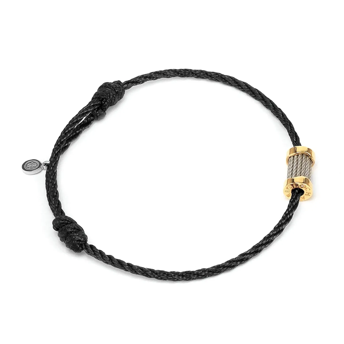 Charriol Bracelets<Forever™ Waves Charms Cord Bracelet Steel