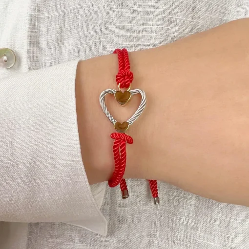 Charriol Bracelets<Marina Heart Bracelet Steel