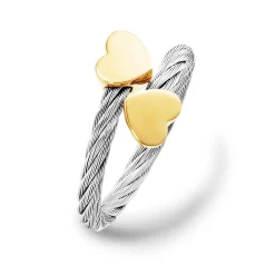 Charriol Rings<Passion Double Heart Ring