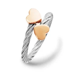 Charriol Rings<Passion Double Heart Ring