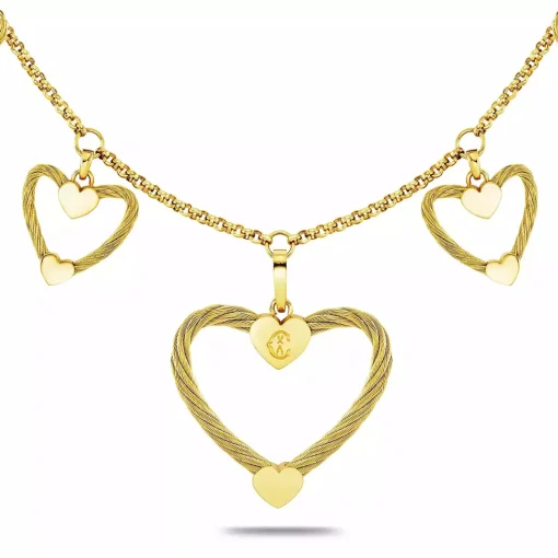 Charriol Necklaces<Passion Necklace 15 Pendant Yellow Gold