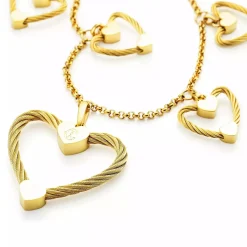 Charriol Necklaces<Passion Necklace 15 Pendant Yellow Gold