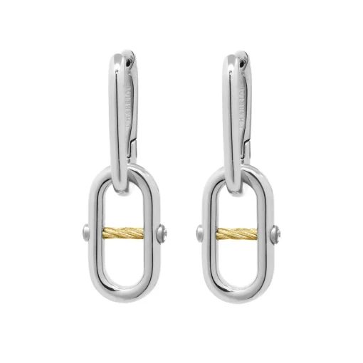 Charriol Earrings<St. Tropez® Mariner Link Earrings