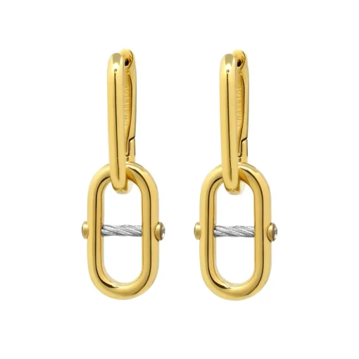 Charriol Earrings<St. Tropez® Mariner Link Earrings