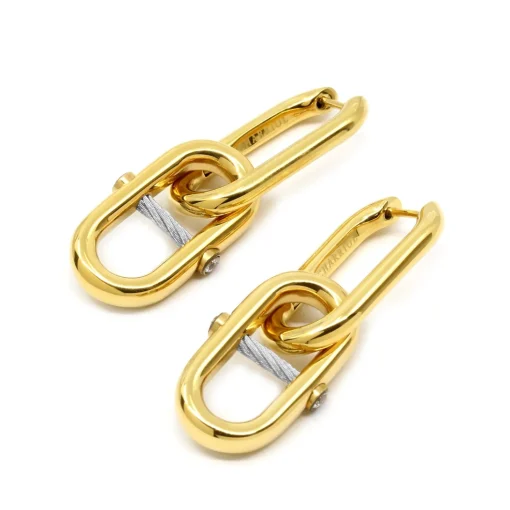 Charriol Earrings<St. Tropez® Mariner Link Earrings