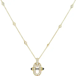 Charriol Necklaces|Necklaces<St Tropez® Mariner Necklace 18KT Sapphires Steel