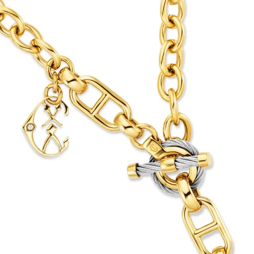 Charriol Necklaces<St. Tropez® Mariner Set Necklace Steel
