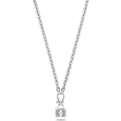 Charriol Necklaces<St. Tropez® Mariner Shackle & Lock Necklace Steel