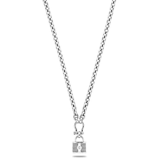 Charriol Necklaces<St. Tropez® Mariner Shackle & Lock Necklace Steel