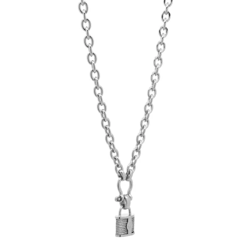 Charriol Necklaces<St. Tropez® Mariner Shackle & Lock Necklace Steel