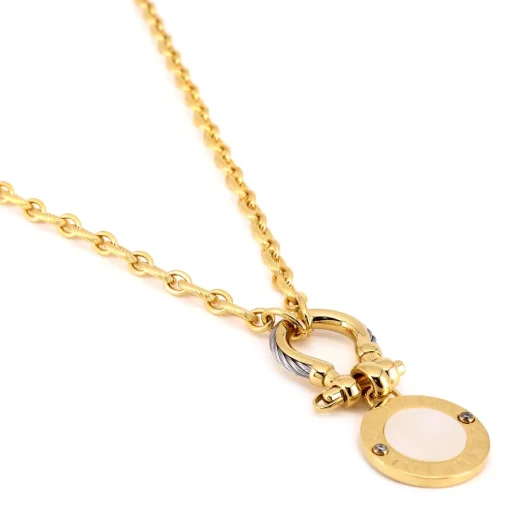 Charriol Necklaces<St. Tropez® Mariner Shackle & Coin Necklace