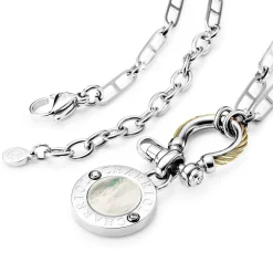 Charriol Necklaces<St. Tropez® Mariner Shackle & Coin Necklace