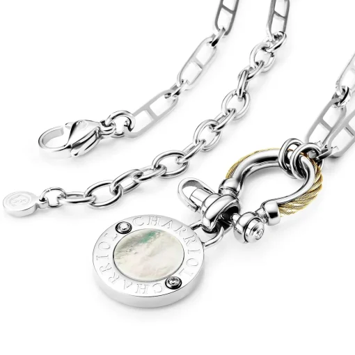 Charriol Necklaces<St. Tropez® Mariner Shackle & Coin Necklace