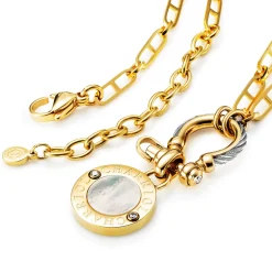 Charriol Necklaces<St. Tropez® Mariner Shackle & Coin Necklace