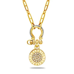 Charriol Necklaces<St. Tropez® Mariner Shackle & Coin Necklace