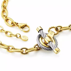 Charriol Necklaces<St. Tropez® Mariner Toggle Necklace Steel