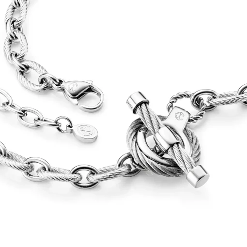 Charriol Necklaces<St. Tropez® Mariner Toggle Necklace Steel